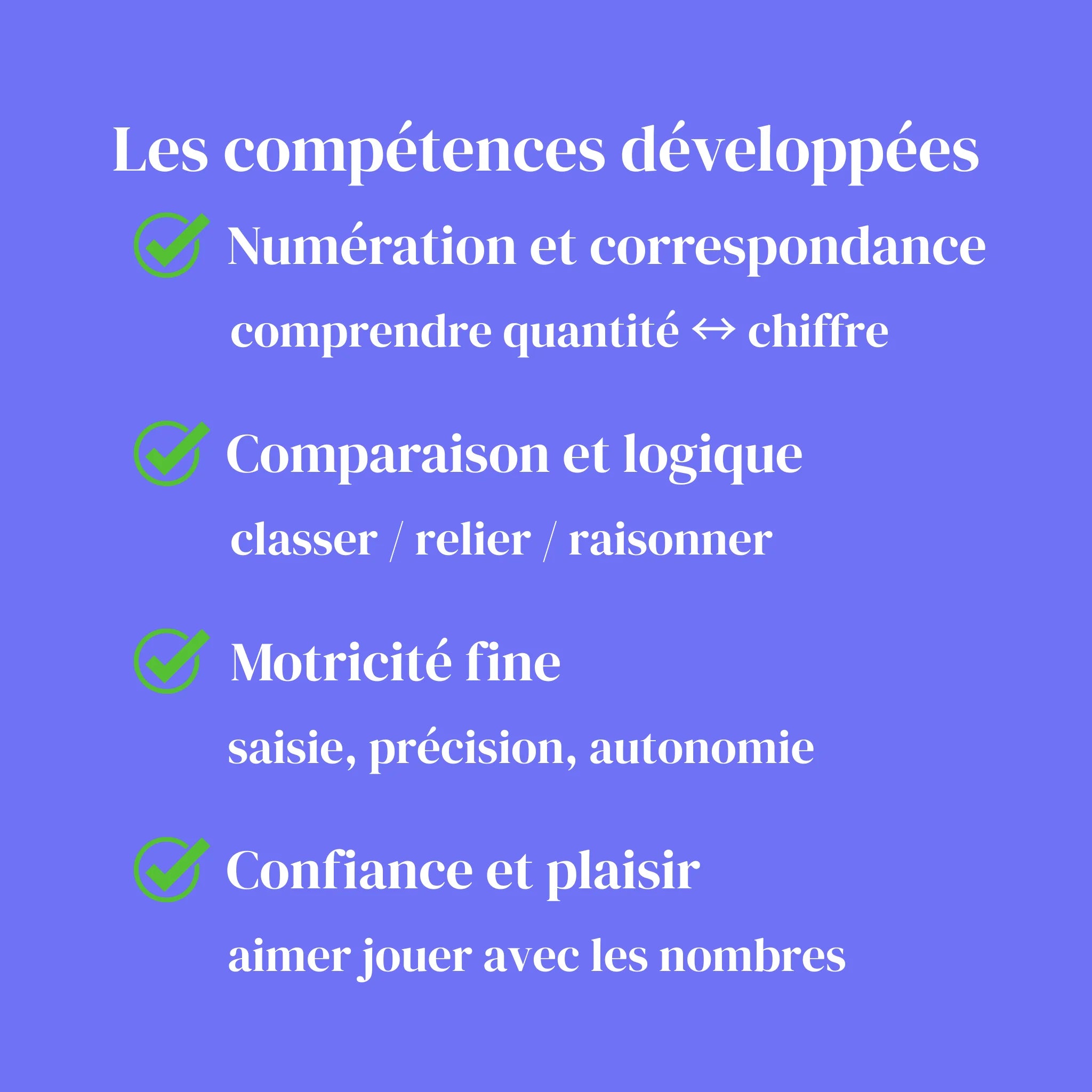 Le puzzle quantitatif