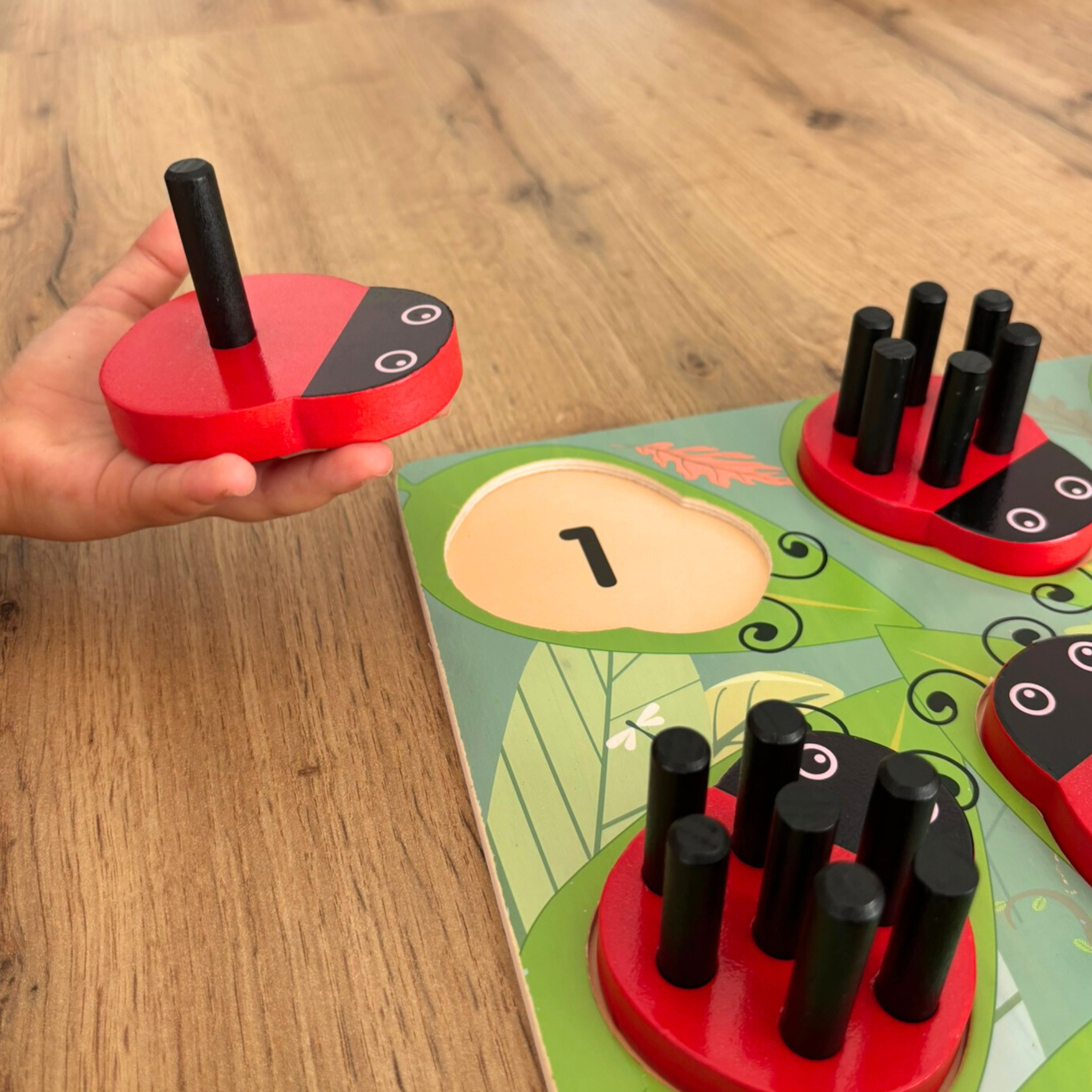 Les coccinelles comptent