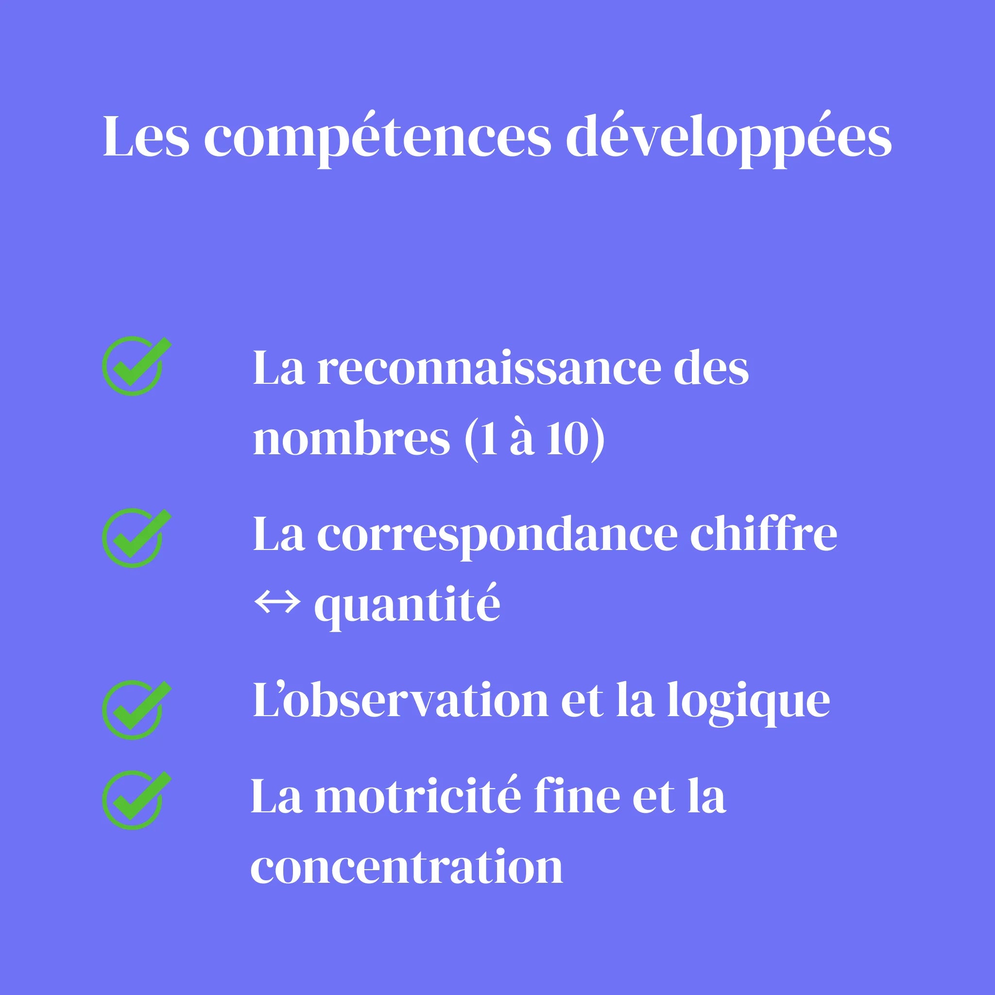 Les coccinelles comptent